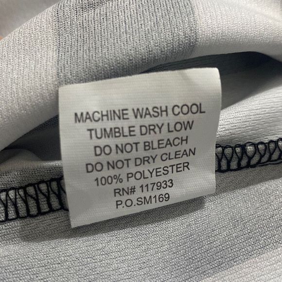 SMITTY Black & White Stripe Football Officials Short Sleeve Shirt Men Large NWT - Picture 6 of 7